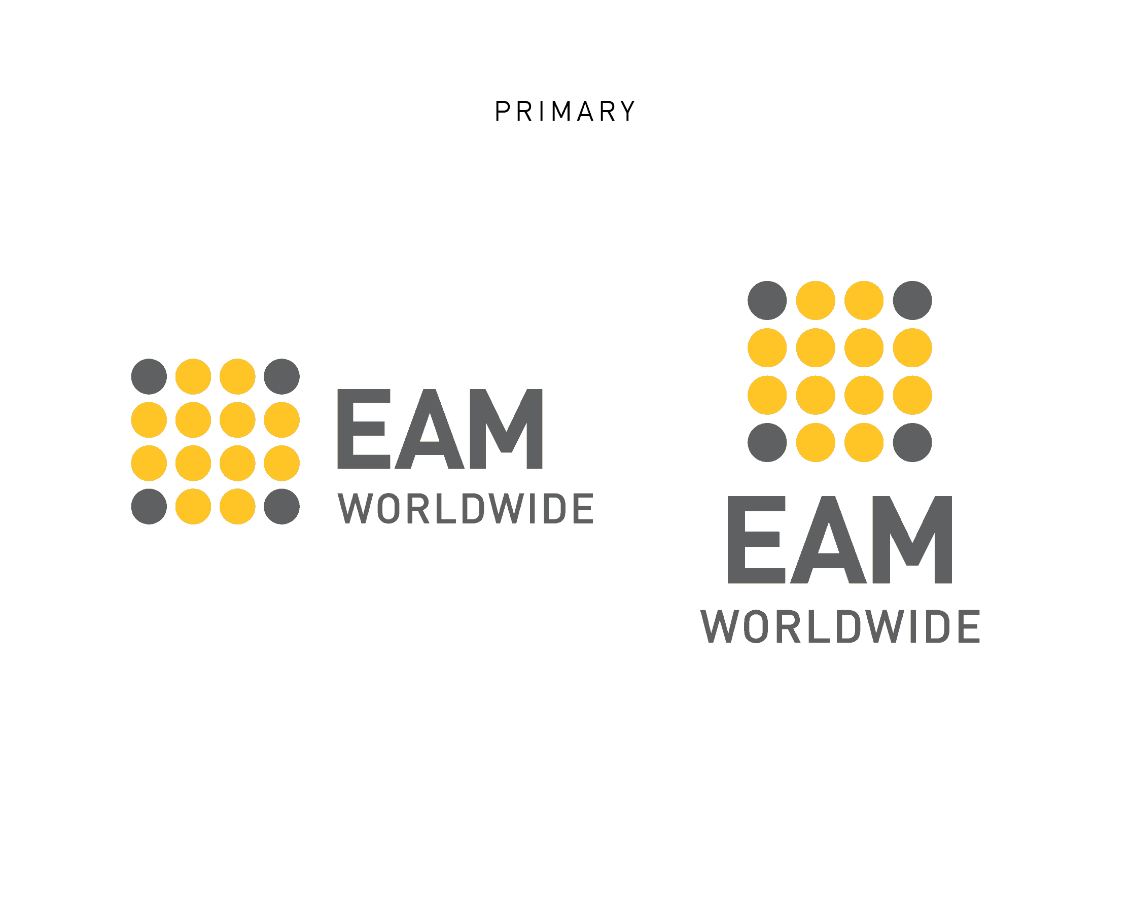 EAM Worldwide primary logo usage